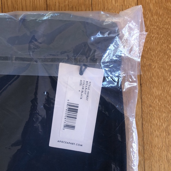 APIECE APART RIVA PANT black sz 4 NWT still in original packaging - Picture 7 of 16
